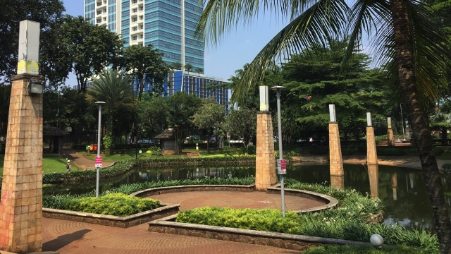 Tampak depan Taman Ayodia (Foto: Helinsa Rasputri/kumparan)