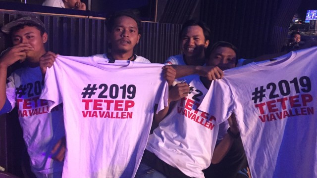 Kaos #2019 tetap Via Vallen (Foto:  Alexander Vito Edward/kumparan)