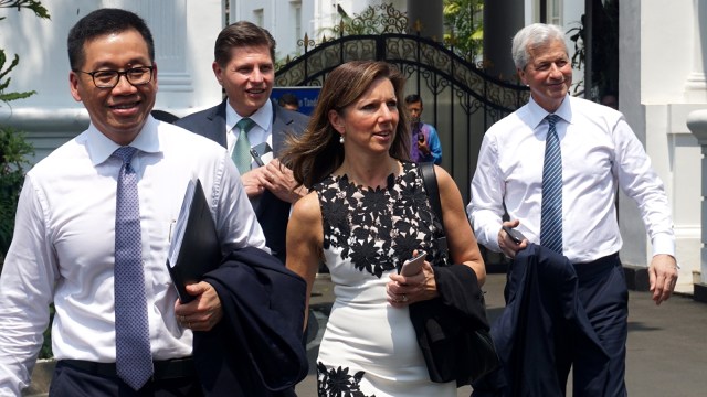 JPMorgan Chase & Co di Istana Kepresidenan. (Foto: Yudhistira Amran Saleh/kumparan)