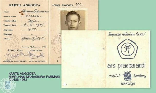 KA Himpunan Mahasiswa Farmasi ITB 1963 (Foto: Dok. ITB)