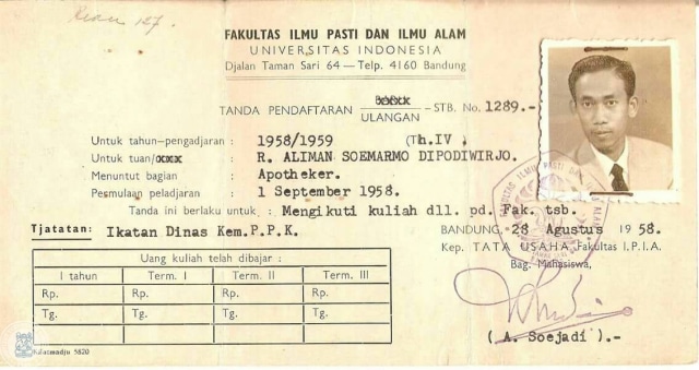 KTM ITB saat masih di bawah naungan UI (Foto: Dok. ITB)