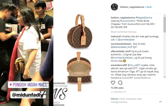 Fashion Nagita Slavina (Foto: Instagram @fashion_nagitaslavina)