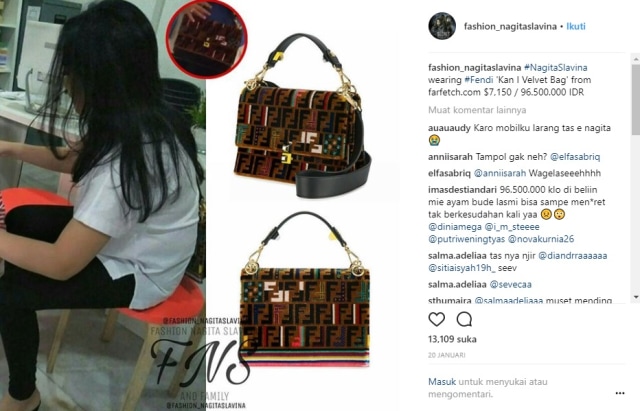 Fashion Nagita Slavina (Foto: Instagram @fashion_nagitaslavina)