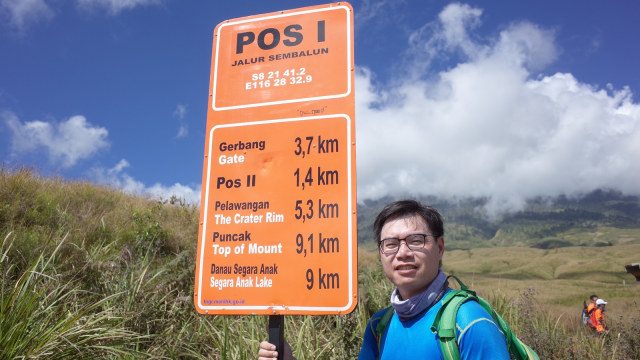 Jalur Petunjuk Gunung Rinjani. (Foto: Flickr/Chang Ju Wu)