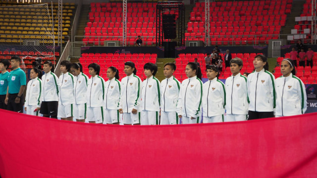 Timnas Futsal Putri Indonesia di AFC Championship. (Foto: Dok. Federasi Futsal Indonesia (FFI))
