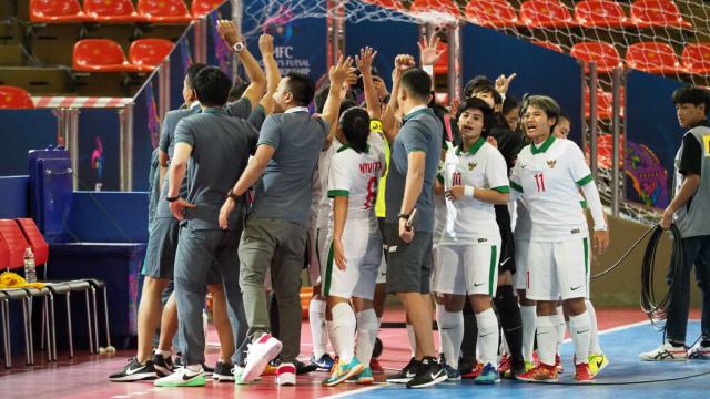 Timnas Futsal Putri Indonesia di AFC Championship. (Foto: Dok. Federasi Futsal Indonesia (FFI))
