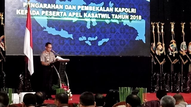 Rapat kasatwil di PTIK, Jakarta Selatan. (Foto: Ainul Qalbi/kumparan)