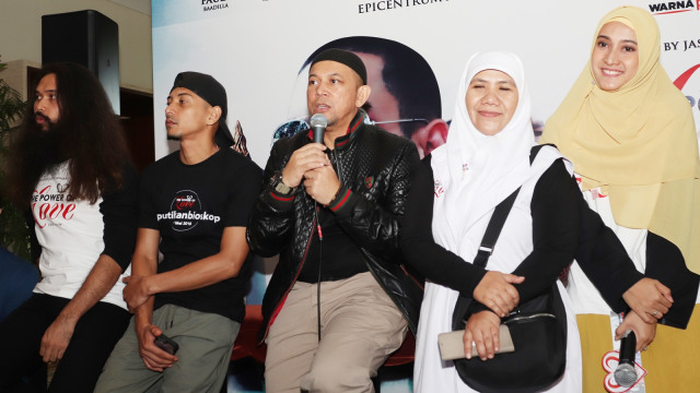 Jumpa pers Film 212 The Power of Love. (Foto: Munady Widjaja)