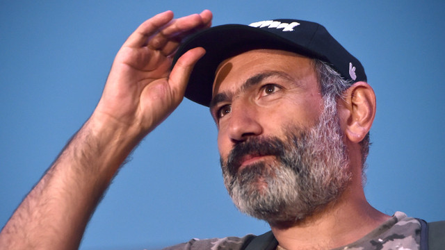 Pemimpin oposisi Armenia Nikol Pashinya. (Foto: AFP/Sergei Gapon)