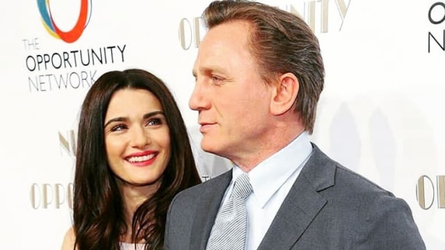 Rachel Weisz dan Daniel Craig. (Foto: Instagram @danielcraigofficialfans)