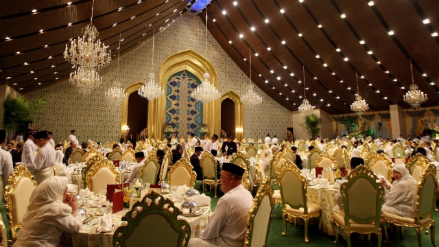 Kemewahan istana Sultan Hassanal Bolkiah. (Foto: Getty Images)
