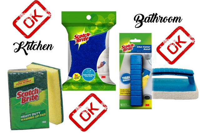 Scotch Brite 3M! Di Dapur Oke, di Kamar Mandi Oke!