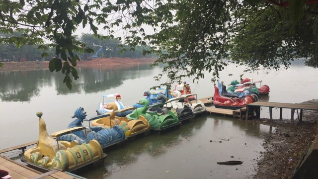 Wisata Sepeda Air di Setu Babakan (Foto: Bella Cynthia/kumparan)