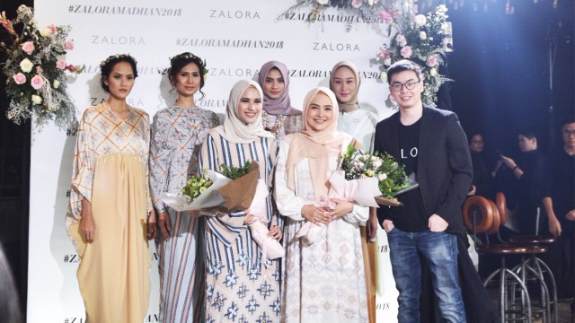 Khanaan & Ria Miranda untuk Zalora (Foto: Zalora)