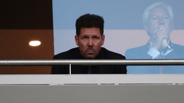 Pelatih Atletico Madrid, Diego Simeone. (Foto: Sergio Perez/Reuters)