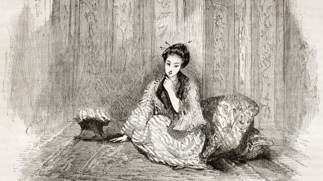 Ilustrasi perempuan Jepang. (Foto: Shutterstock)