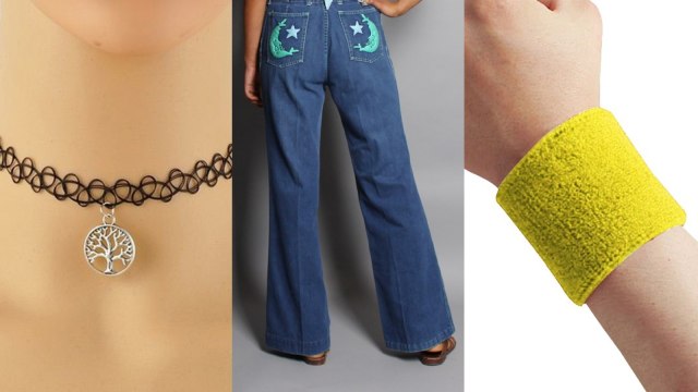 Fashion item gaul di era 1990-an. (Foto: Flickr/luckyvintage; dok. eBay, Tokopedia)