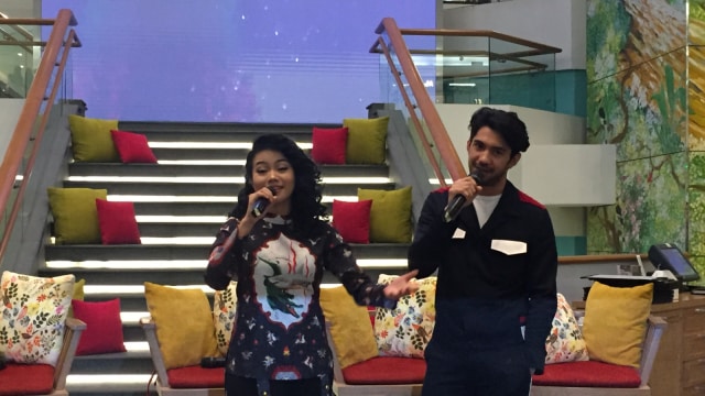 Yura Yunita dan Reza Rahadian. (Foto: Sarah Yulianti Purnama/kumparan)