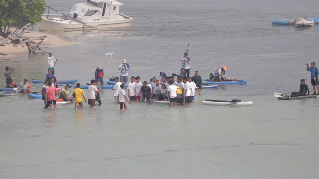 Sandi dan Susi sudah mulai bertanding. (Foto: Aditia Noviansyah/kumparan)