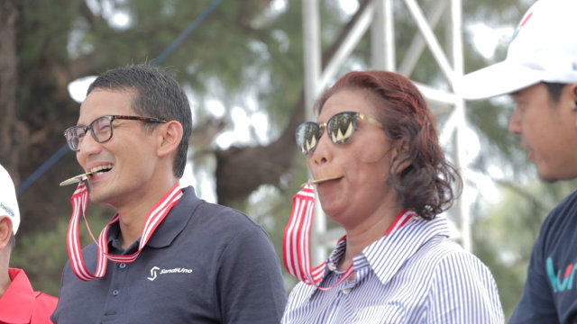 Sandi dan Susi bersama Pemred kumparan (Foto: Aditia Noviansyah/kumparan)