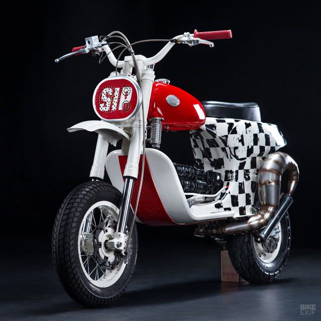 Vespa bergaya scrambler (Foto: dok. Butcher Garage)