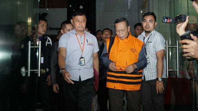 Amin Santono di KPK (Foto: Nugroho Sejati/kumparan)