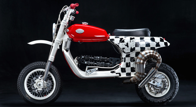 Vespa bergaya scrambler (Foto: dok. Butcher Garage)