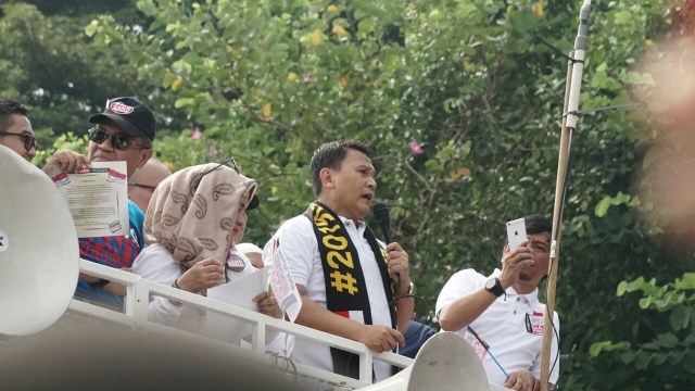 Neno dan Mardani di Deklarasi #2019GantiPresiden Foto: Puti Cinintya Arie Safitri/kumparan