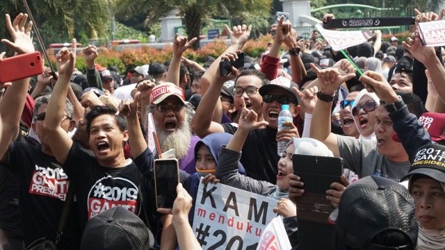 Relawan Deklarasi Akbar #2019GantiPresiden. (Foto: Puti Cinintya Arie Safitri/kumparan)