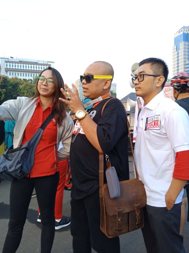 Mustofa Nahra di Deklarasi #2019GantiPresiden. (Foto: Dok. Mustofa Nahra)