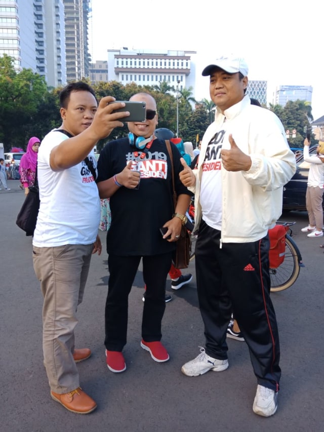 Mustofa Nahra di Deklarasi #2019GantiPresiden. (Foto: Dok. Mustofa Nahra)
