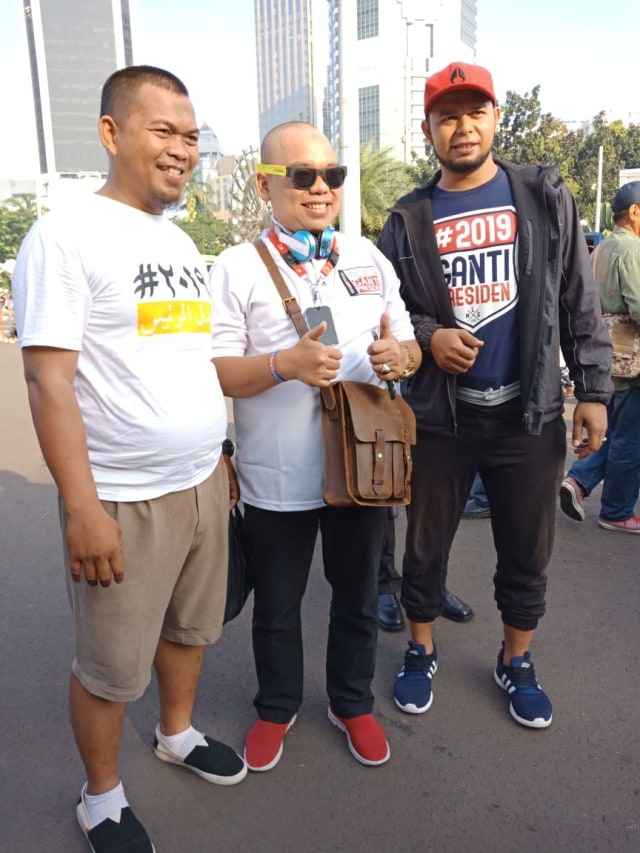 Mustofa Nahra di Deklarasi #2019GantiPresiden. (Foto: Dok. Mustofa Nahra)