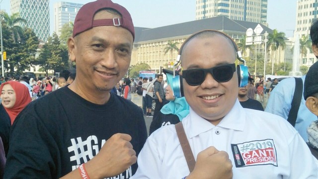 Mustofa Nahra di Deklarasi #2019GantiPresiden. (Foto: Dok. Mustofa Nahra)