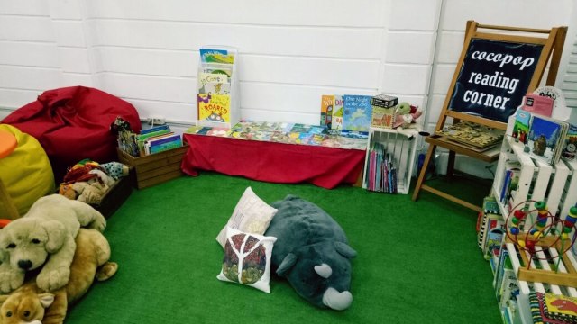 Reading Corner di kumparanMOM Playdate (Foto: Mommie Stories)
