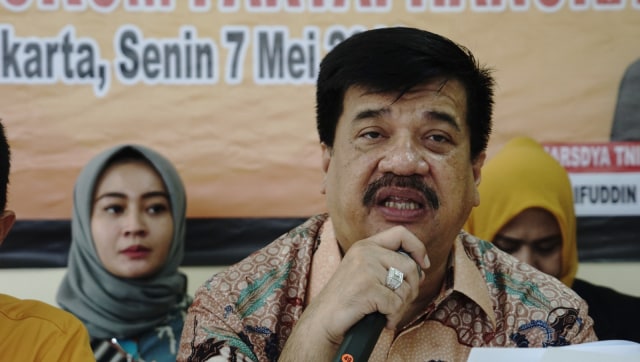 Adi, Ketua tim kuasa hukum Partai Hanura. (Foto: Fitra Andrianto/kumparan)