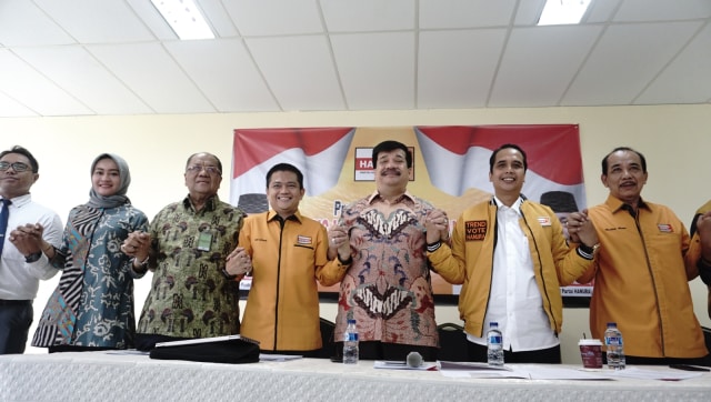 Konpers keputusan status hukum Partai Hanura. (Foto: Fitra Andrianto/kumparan)