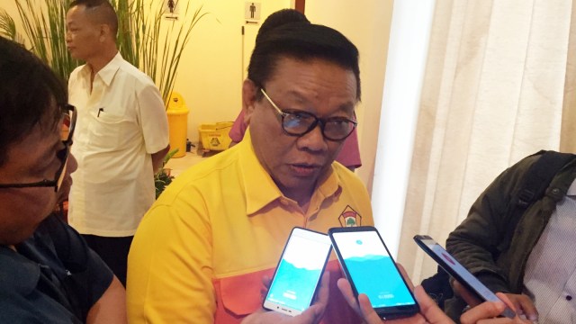 Agung Laksono di DPP Golkar. (Foto: Rafyq Alkandy Ahmad Panjaitan/kumparan)