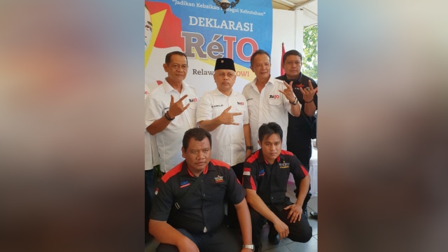 Darmizal gabung relawan Jokowi. (Foto: Dok. Darmizal)