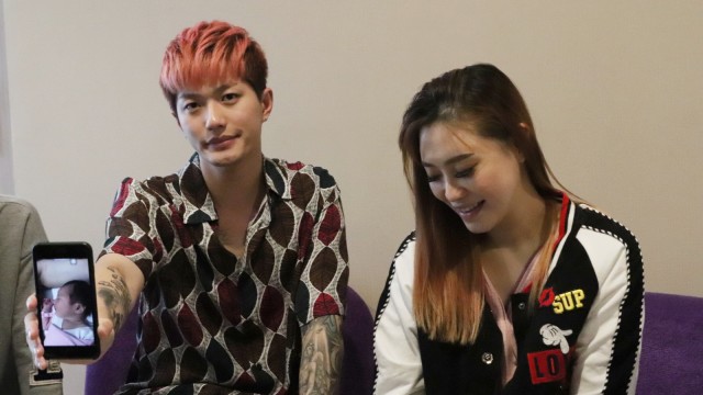 Lee Jeong Hoon dan Moa. (Foto: Munady Widjaja)