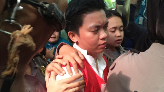 Kiki Hasibuan di PN Depok. (Foto: Raga Imam/kumparan)