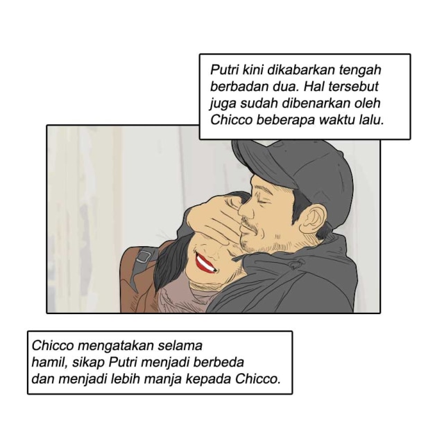 Komik: Tentang Chicco Jerikho dan Putri Marino (1)
