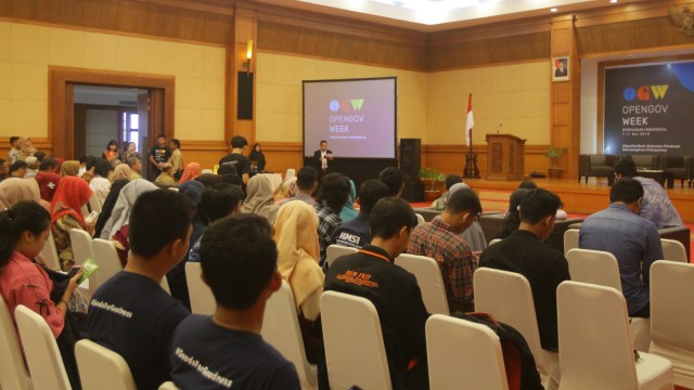 Peserta Open Gov Week. (Foto: Dok. Mario Tribowo)