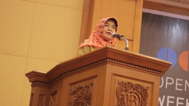 Pjs Wali Kota Pontianak Mahmudah membuka acara. (Foto: Dok. Mario Tribowo)