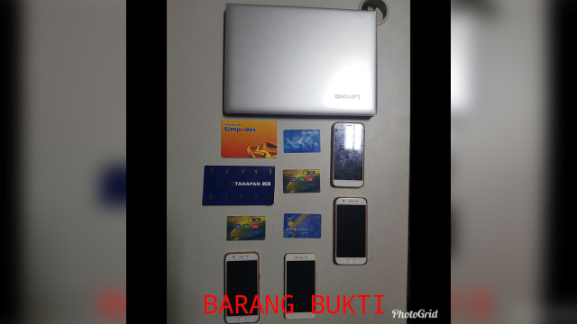 Barang Bukti judi online di Kepri (Foto: Istimewa)