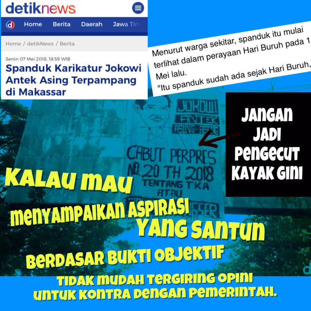 Disebut Antek Asing-Aseng, Fitnah Kembali Hampiri Presiden Jokowi di Makasar
