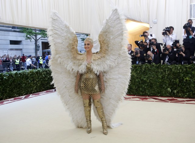 Katy Perry di Met Gala 2018 (Foto:  REUTERS/Eduardo Munoz)