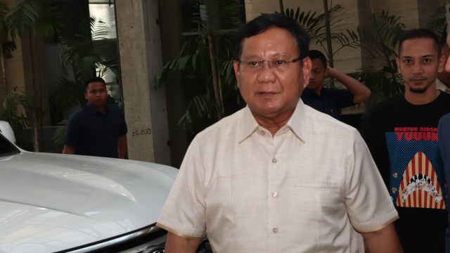 Prabowo Subianto nobar film 212 (Foto: Munady)