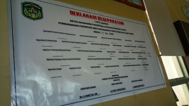 Dinsos dan P3A Lutim Membentuk Puspaga (2)