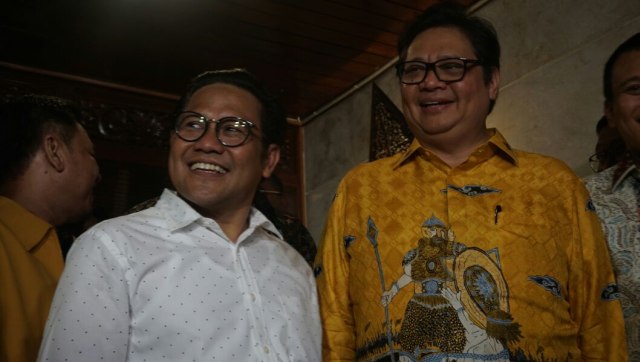 Cak Imin Temui Airlangga Hartanto Foto: Jamal Ramadhan/kumparan