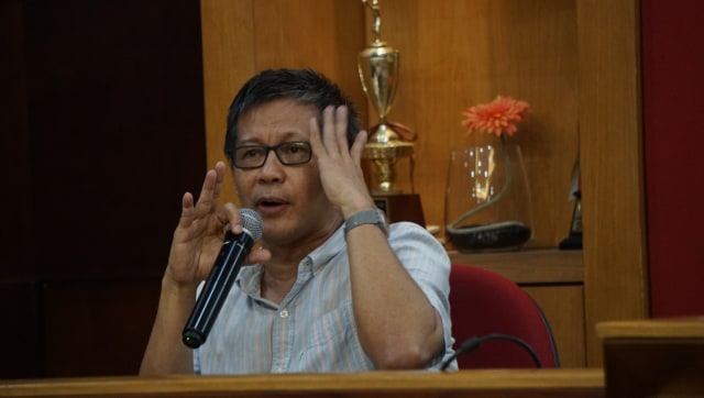 Rocky Gerung. (Foto: Jamal Ramadhan/kumparan)